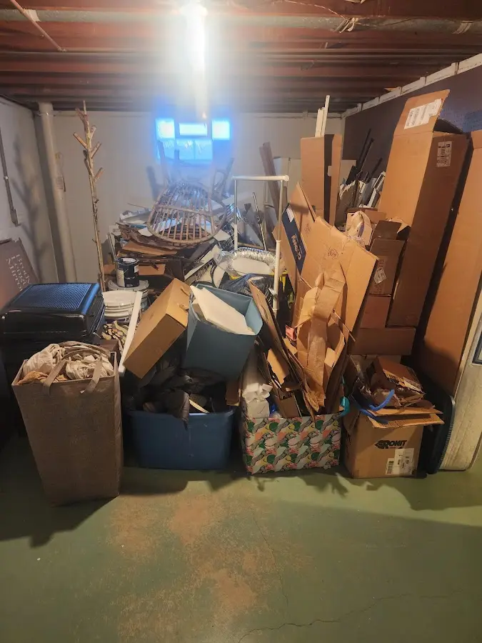 Roll-off dumpster container at job site for Construction Dumpster Rental in Carlisle